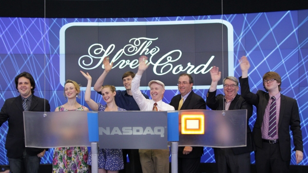 Photo Flash: Cast of THE SILVER CORD Rings NASDAQ Closing Bell  Image