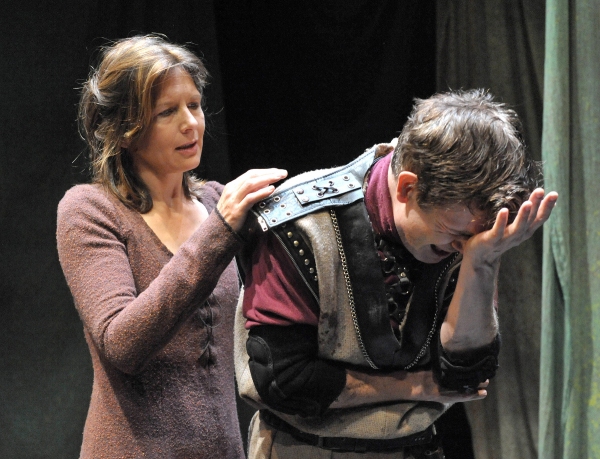 Jennifer Van Dyck as Ann and David Barlow as Stucley Photo