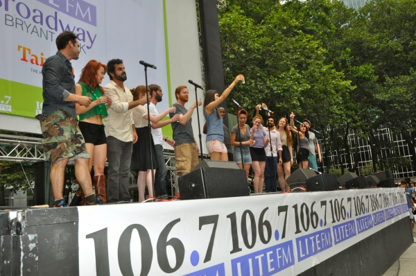 Photo Coverage: Casts of PIPPIN, CINDERELLA & More Perform at First Broadway in Bryant Park of 2013! 
