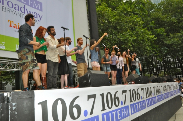 Photo Coverage: Casts of PIPPIN, CINDERELLA & More Perform at First Broadway in Bryant Park of 2013!  Image