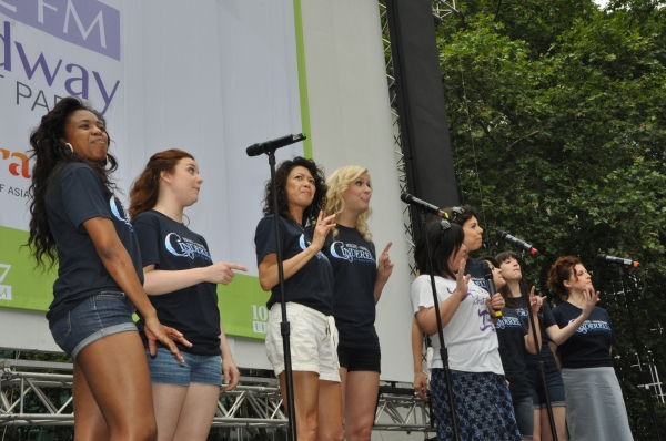 Photo Coverage: Casts of PIPPIN, CINDERELLA & More Perform at First Broadway in Bryant Park of 2013!  Image