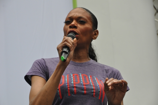 Photo Coverage: Casts of PIPPIN, CINDERELLA & More Perform at First Broadway in Bryant Park of 2013! 