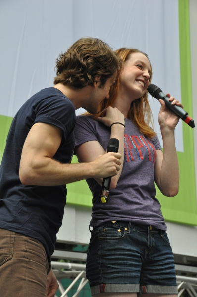 Photo Coverage: Casts of PIPPIN, CINDERELLA & More Perform at First Broadway in Bryant Park of 2013! 