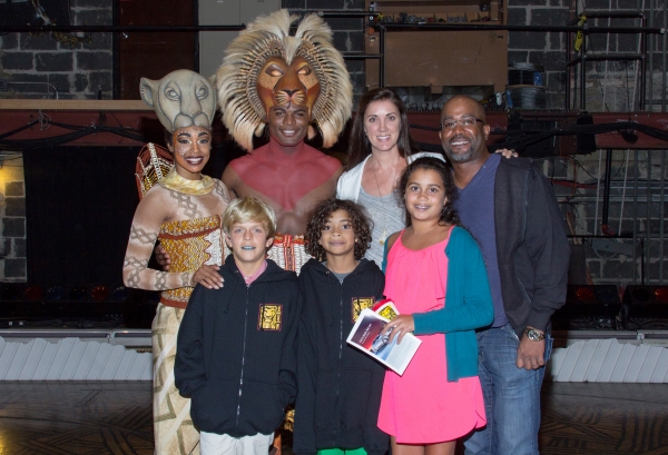 Photo Coverage: Darius Rucker Visits THE LION KING Image