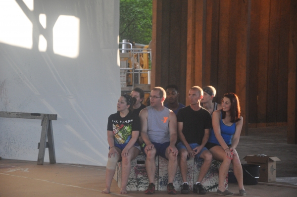 Photo Flash: Sneak Peek at GODSPELL in Rehearsal at Lincoln Amphitheatre 