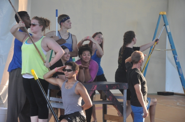 Photo Flash: Sneak Peek at GODSPELL in Rehearsal at Lincoln Amphitheatre 