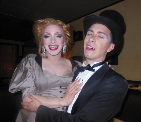 Jinkx Monsoon (Jerick Hofer) and Major Scales (Richard Andriessen) after a midnight s Photo