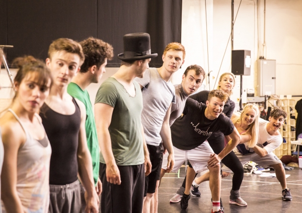 Photo Coverage: Fitzgerald And Carroll In Rehearsal For BARNUM! 