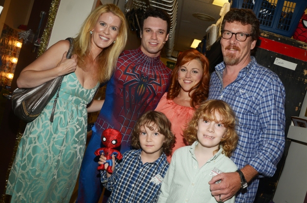 Photo Flash: Real Housewife of NY Alex McCord Visits SPIDER-MAN Image