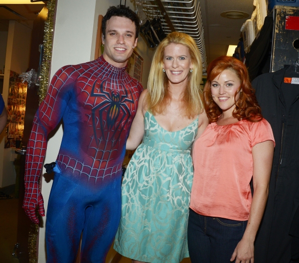 Photo Flash: Real Housewife of NY Alex McCord Visits SPIDER-MAN Image