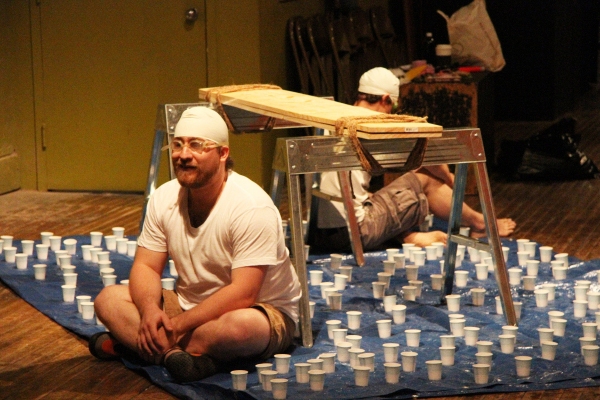 Logan Connor and Clifton Frei in Plank by John Greiner-Ferris, directed by Chris Zden Photo