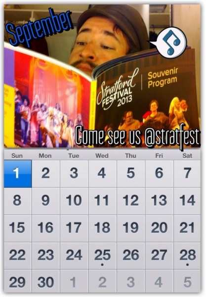 Photo Flash: Saturday Intermission Pics, July 20 - KINKY BOOTS Awaits the Royal Baby, Stratford's FIDDLER Calendar and More!  Image