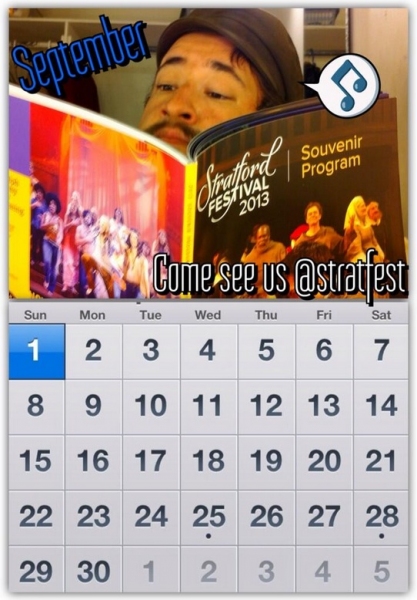 Photo Flash: Saturday Intermission Pics, July 20 - KINKY BOOTS Awaits the Royal Baby, Stratford's FIDDLER Calendar and More!  Image