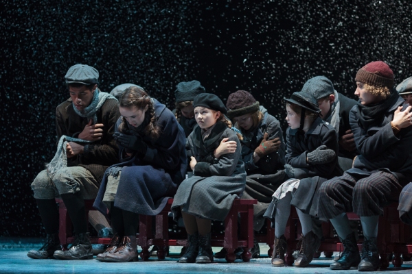 The children''s chorus in The Glimmerglass Festival''s 2013 production of David Lang' Photo