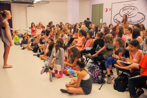 Photo Flash: Laura Osnes Stops by Broadway Artists Alliance's Summer Intensive Classes 