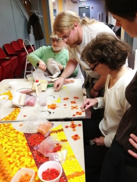 Photo Flash: Maryland Ensemble Theatre Hosts ART PARTY MET 2013; Unveils Phoenix Rising Mural Image
