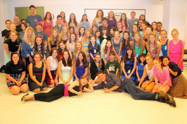 Gabriel Ebert, Emma Howard, and the students of Broadway Artists Alliance Photo