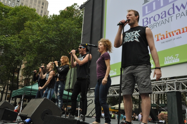 Photo Coverage: SOUL DOCTOR, ROCK OF AGES & More Visit Broadway in Bryant Park! Image