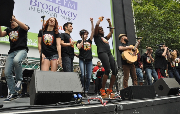 Photo Coverage: SOUL DOCTOR, ROCK OF AGES & More Visit Broadway in Bryant Park! Image