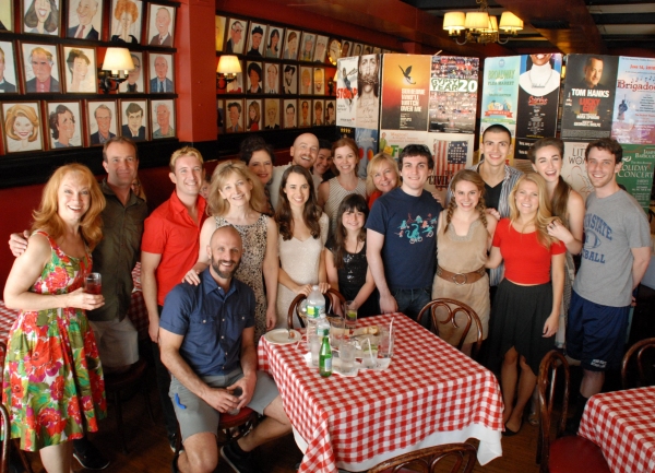 Photo Flash: Cast of BEND IN THE ROAD Celebrates Opening Night at Sardi's 