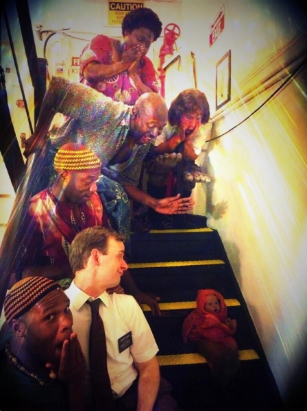 Photo Flash: Saturday Intermission Pics, July 27 - Michael Strahan Dons Some KINKY BOOTS, Plus JUNGLE BOOK, PHANTOM and More!  Image