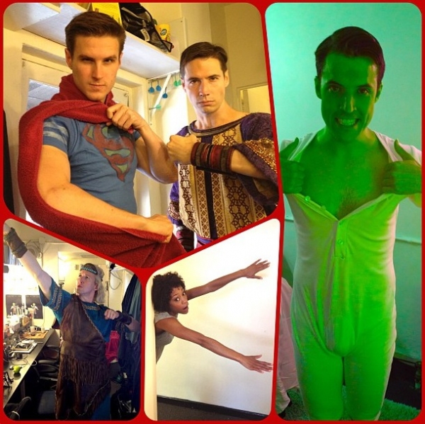 Photo Flash: Saturday Intermission Pics, July 27 - Michael Strahan Dons Some KINKY BOOTS, Plus JUNGLE BOOK, PHANTOM and More!  Image