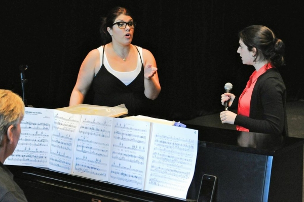 Mentor Jane Monheit leads workshop Photo