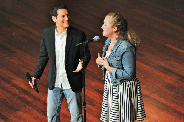 Michael Feinstein with Grace Wipfli Photo