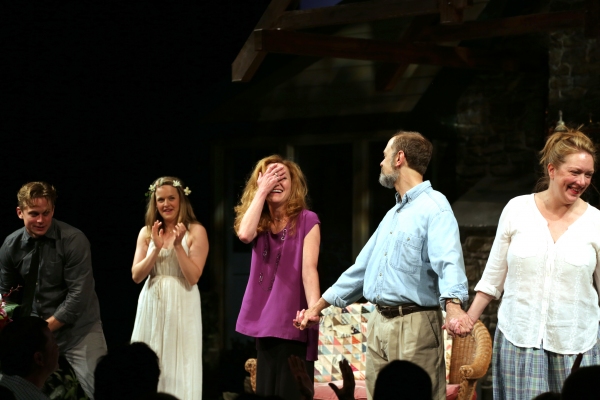 Billy Magnussen, Liesel Allen Yeager,  Julie White, David Hyde Pierce and Kristine Ni Photo