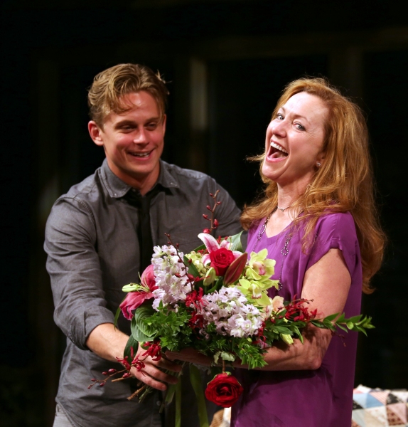 Billy Magnussen and Julie White Photo