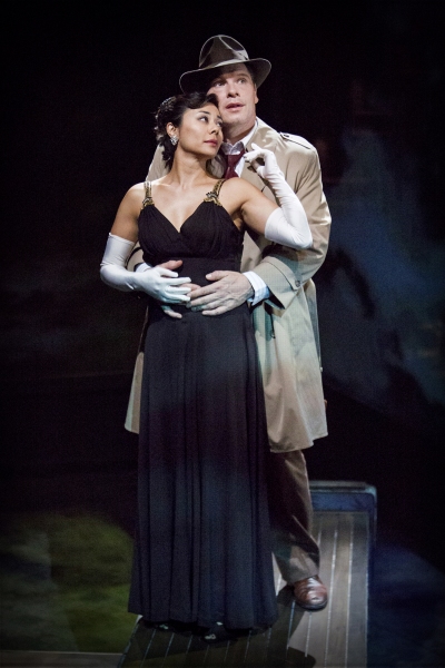 Angel Desai as Phyllis Nirlinger and Michael Hayden as Walter Huff Photo