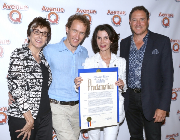 Photo Coverage: Bobby Lopez, Jeff Whitty & More Gather for AVENUE Q's 10th Anniversary!  Image