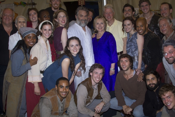 Photo Flash: The Clintons Enjoy Night Out at 2013 Hudson Valley Shakespeare Festival 