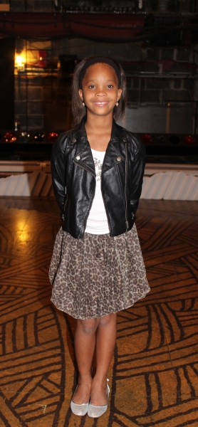 Photo Coverage: Quvenzhane Wallis Visits THE LION KING! Image