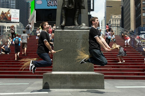 Photo Flash: POTTED POTTER's Dan & Jeff 'Potter' Throughout New York City Image