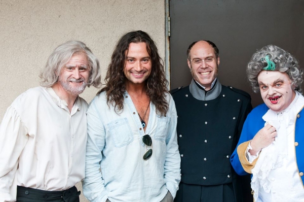 Photo Flash: Constantine Maroulis Visits the Cast of Surflight's LES MISERABLES Image
