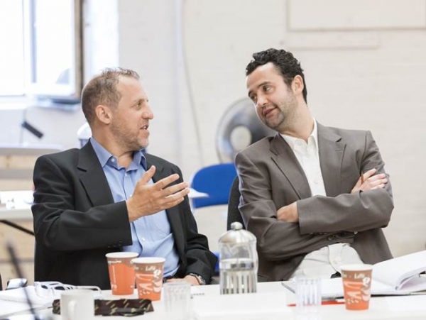 Photo Flash: First Look at Daniel Mays, Nigel Lindsay and More in Rehearsals for THE SAME DEEP WATER AS ME Image