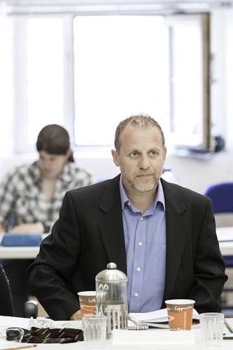 Photo Flash: First Look at Daniel Mays, Nigel Lindsay and More in Rehearsals for THE SAME DEEP WATER AS ME Image