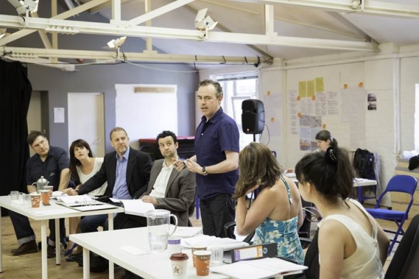 Photo Flash: First Look at Daniel Mays, Nigel Lindsay and More in Rehearsals for THE SAME DEEP WATER AS ME Image