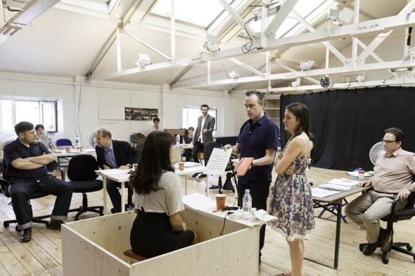 Photo Flash: First Look at Daniel Mays, Nigel Lindsay and More in Rehearsals for THE SAME DEEP WATER AS ME Image