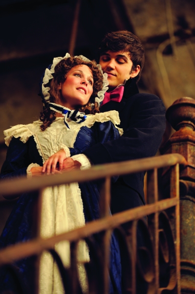 Elisabeth Hipp as Cosette & Jordan Nichols as Marius Photo