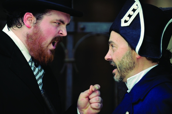 Phillip Andrew Himebrook as Valjean & Michael Detroit as Javert Photo