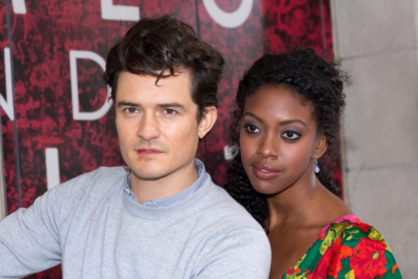 Photo Coverage: ROMEO AND JULIET's Orlando Bloom & Condola Rashad Sign Juliet's Wall at Richard Rodgers Theatre!  Image