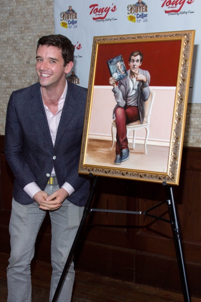 Photo Coverage: Michael Urie Celebrates Birthday at Tony's Di Napoli with Portrait Unveiling! 