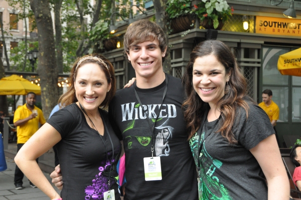 Wicked-Tiffany Haas, Derek Klena and Lindsay Mendez Photo