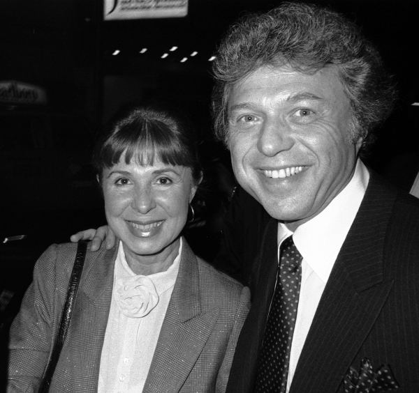 Steve Lawrence and Eydie Gorme attending a performance of ''Dreamgirls'' at the Imper Photo