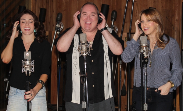 Photo Coverage: In the Recording Studio with Zachary Levi, Krysta Rodriguez & the Cast of FIRST DATE!  Image