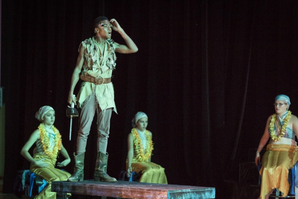 Kameron Brown as Peter Pan with the Mermaids Photo