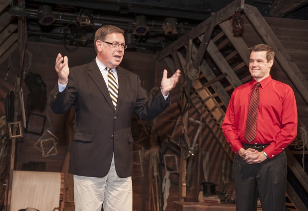 Senator Seward and Cortland Repertory Theatre''s Producing Artistic Director Kerby Th Photo