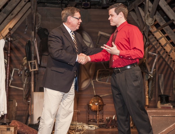 Senator Seward and Cortland Repertory Theatre''s Producing Artistic Director Kerby Th Photo